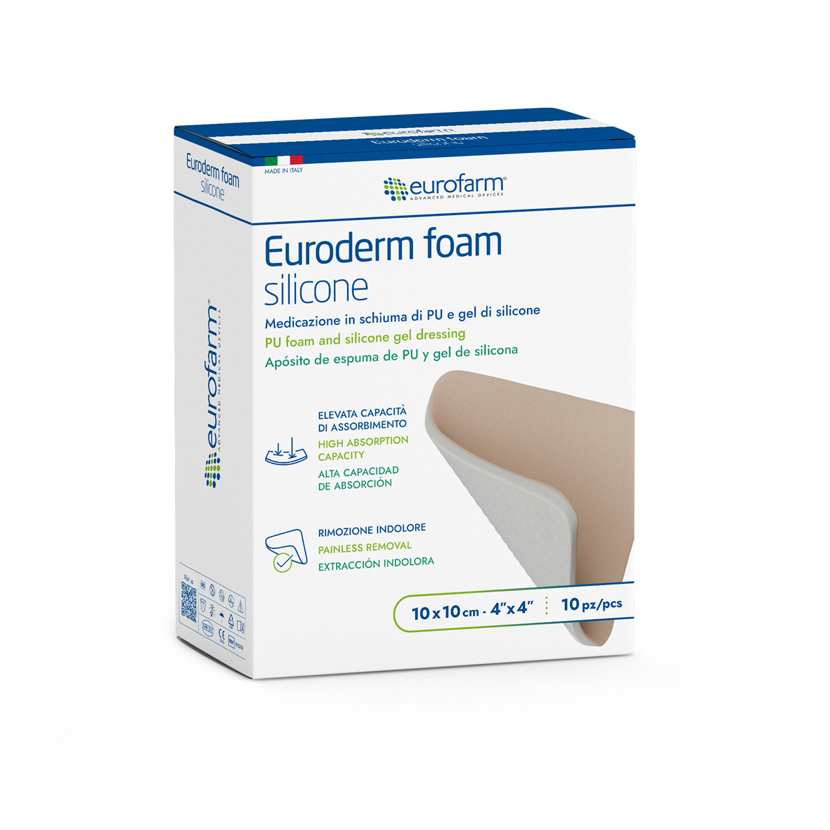 Euroderm foam silicone